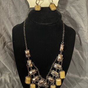 Sophia & Kate Statement Necklace & Earrings Set
